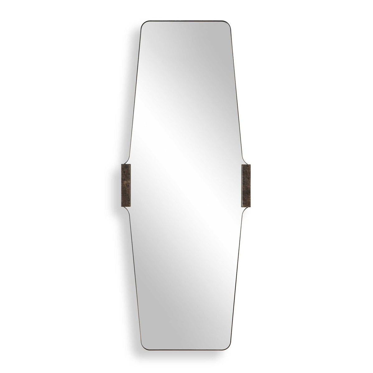 Orson Mid-Century Tall Mirror Bronze / Brown - Dark Brown by Uttermost - View 1