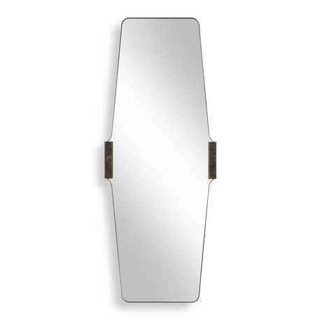 Orson Mid-Century Tall Mirror Bronze / Brown - Dark Brown by Uttermost - View 1
