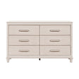 Modern Glam Style Six-Drawer Dresser with Jewelry Trays Wooden Bedroom Furniture 1pc