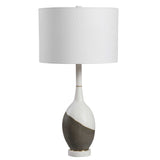 Tanali Modern Table Lamp White & Gray - White / Dark Gray by Uttermost - View 4