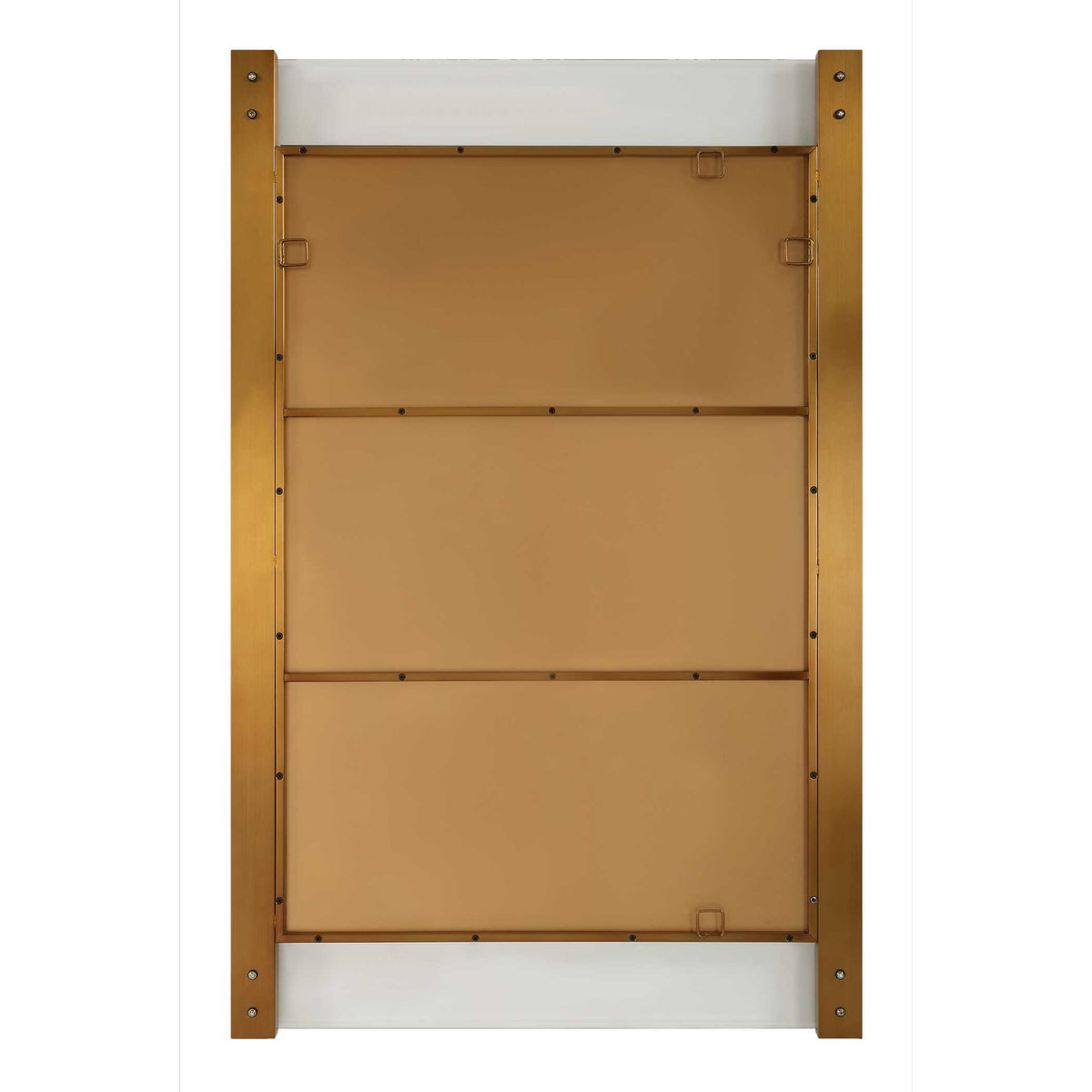 Nera Plated Brass Mirror - White / Light Brown by Uttermost - View 6