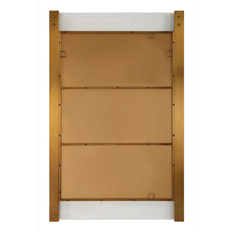 Nera Plated Brass Mirror - White / Light Brown by Uttermost - View 6