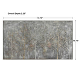 Parkview Landscape Art - Silver / Yellow by Uttermost - View 4