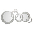 Odiana Rings Modern Mirror - Silver by Uttermost - View 1