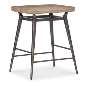 Vineyard Row Counter Chair - Light Brown / Black by Hooker Furniture - View 1