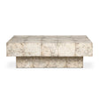 Kotoa Bleached Coffee Table White,Woodtone - Beige by Uttermost - View 1
