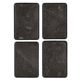Cavern Stone & Iron Accent Table - Black by Uttermost - View 8