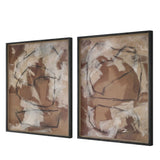Rush & Dash Framed Prints (Set of 2) - Dark Brown by Uttermost - View 4