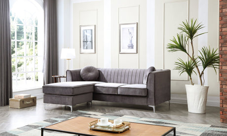 Delray G790B - SC Sofa Chaise ( 3 Boxes) , GRAY | Home Elegance USA