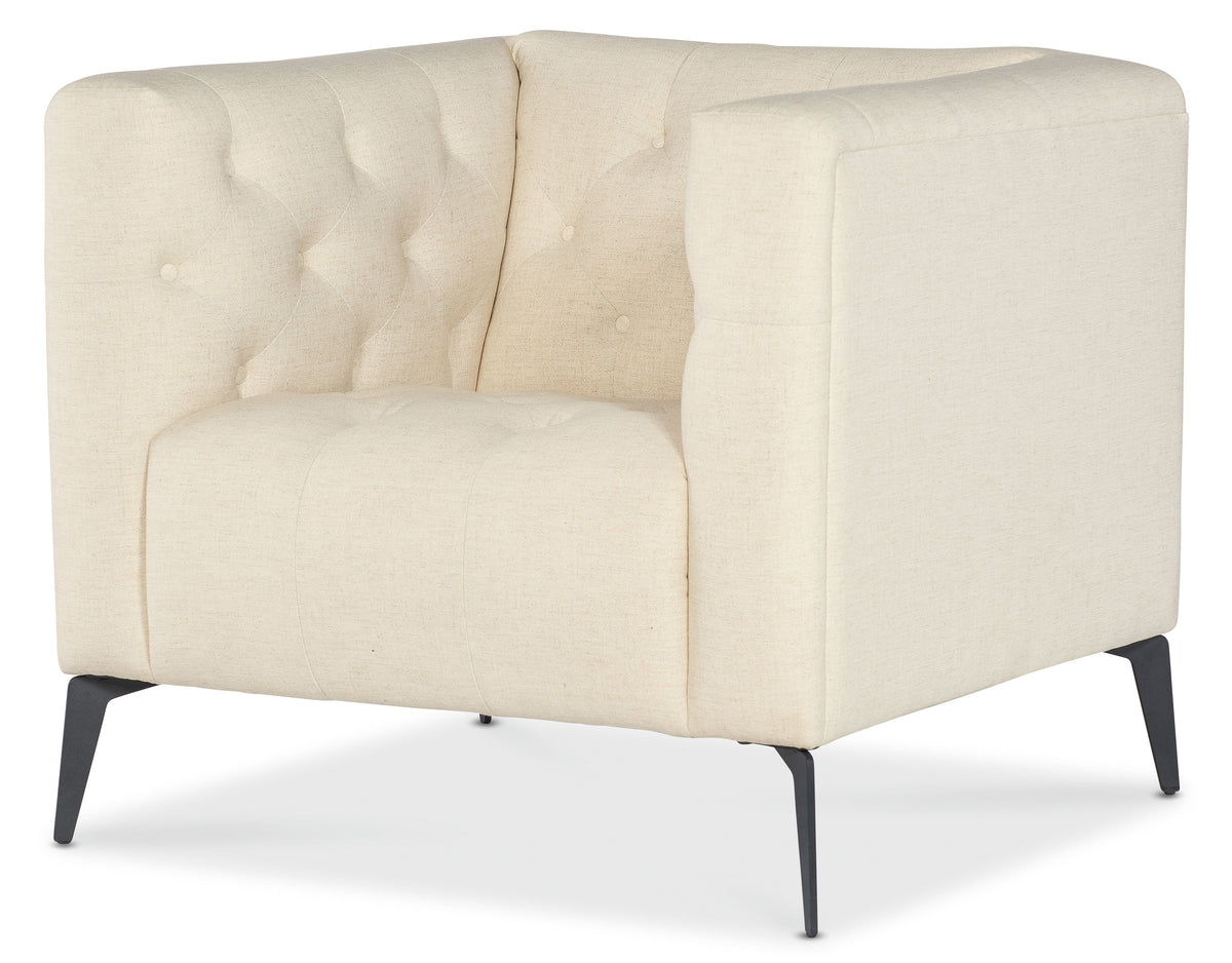Nicolla Stationary Chair Baldwin Natural - Beige by Hooker Furniture - View 4