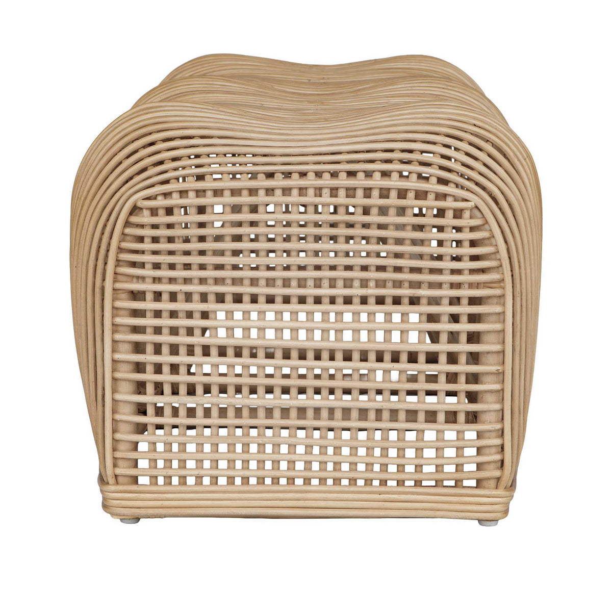 Tino Rattan Bench Woodtone - Light Brown by Uttermost - View 4