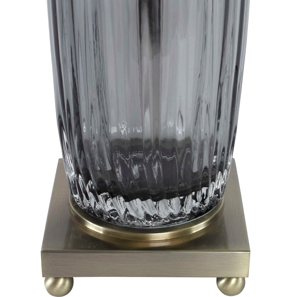 Vilminore Glass Table Lamp - Gray / Beige by Uttermost - View 5