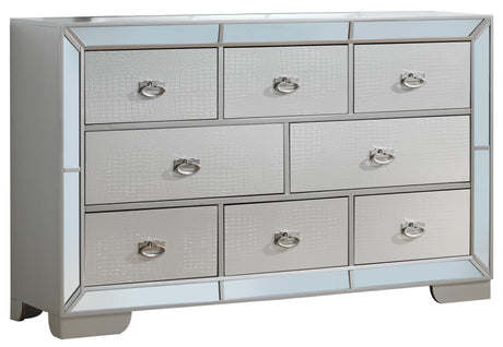 Stylish Silver Champagne Storage Dresser