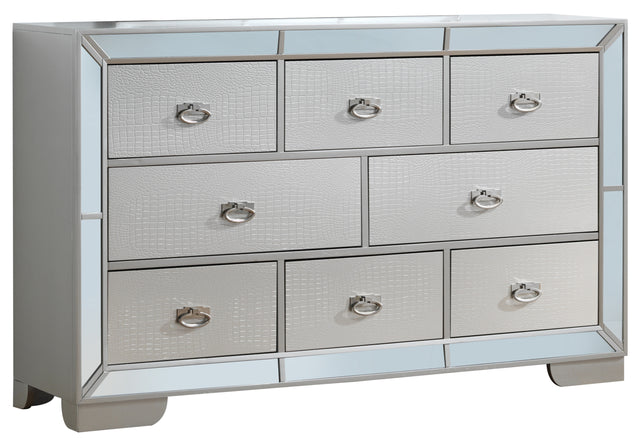 Stylish Silver Champagne Storage Dresser