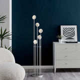 Bubbling Glow Floor Lamp // Chrome  | Finesse - Home Elegance USA