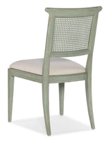 Charleston Upholstered Seat Side Chair (Set of 2) - Green / Beige by Hooker Furniture - View 4