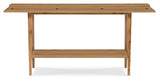 Cashiers Flip-Top Console Table Almond - Light Brown by Hooker Furniture - View 4