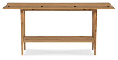 Cashiers Flip-Top Console Table Almond - Light Brown by Hooker Furniture - View 4