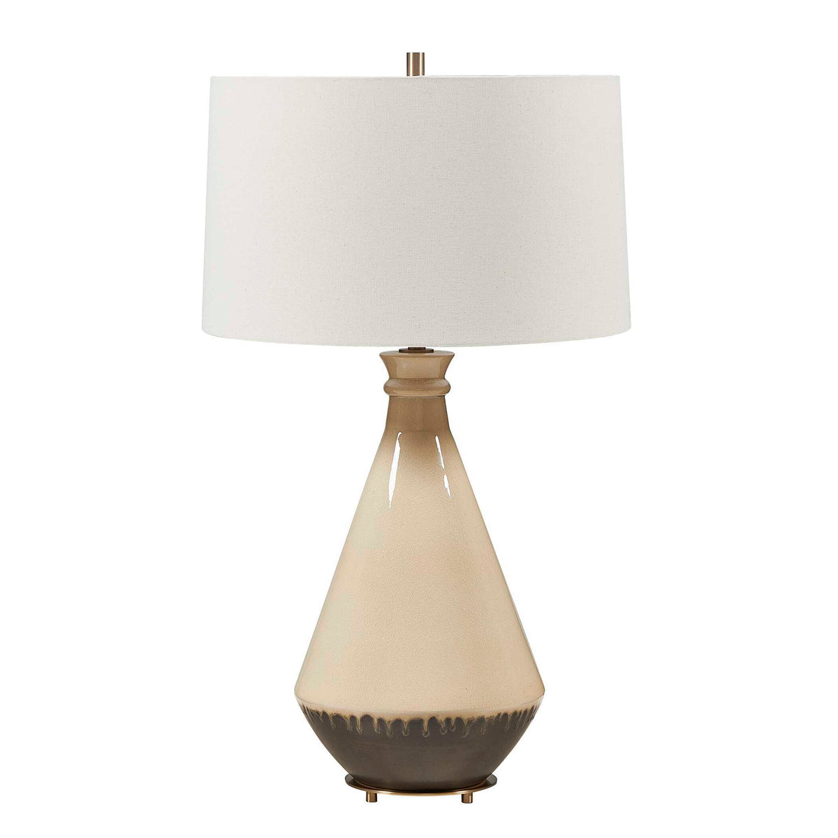 Banham Table Lamp Brown,Gray - Beige / Black by Uttermost - View 5