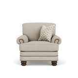 Bay Bridge Fabric Chair, Nailhead Trim | Flexsteel