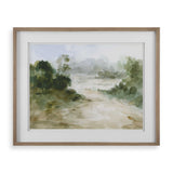 Verdant Watercolor Landscape Print - Light Brown by Uttermost - View 1