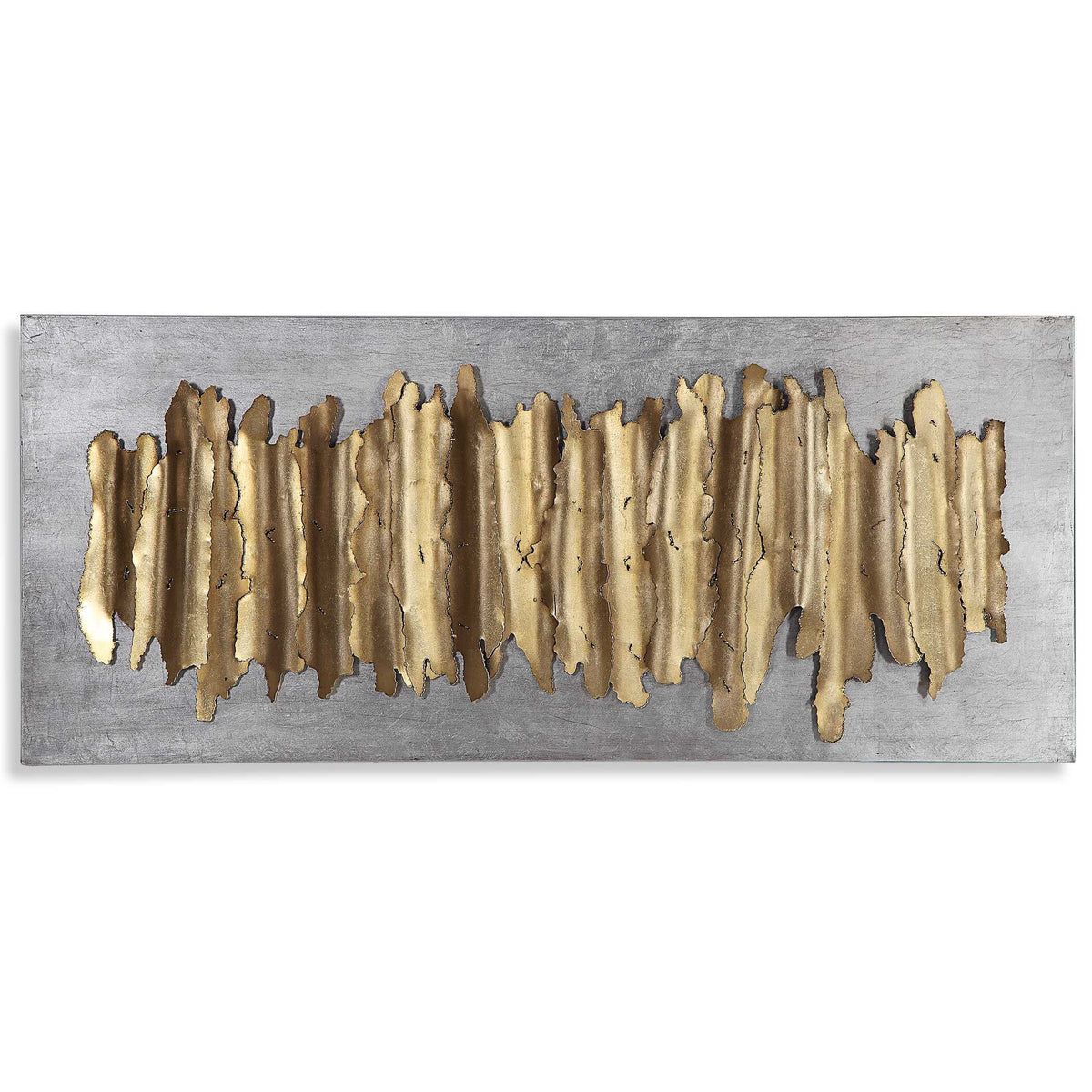 Lev Metal Wall Decor - Gold / Silver by Uttermost - View 1