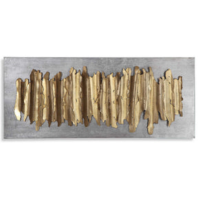 Lev Metal Wall Decor - Gold / Silver by Uttermost - View 1