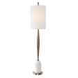 Minette Mid-Century Buffet Lamp - White / Yellow by Uttermost - View 1