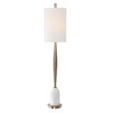 Minette Mid-Century Buffet Lamp - White / Yellow by Uttermost - View 1