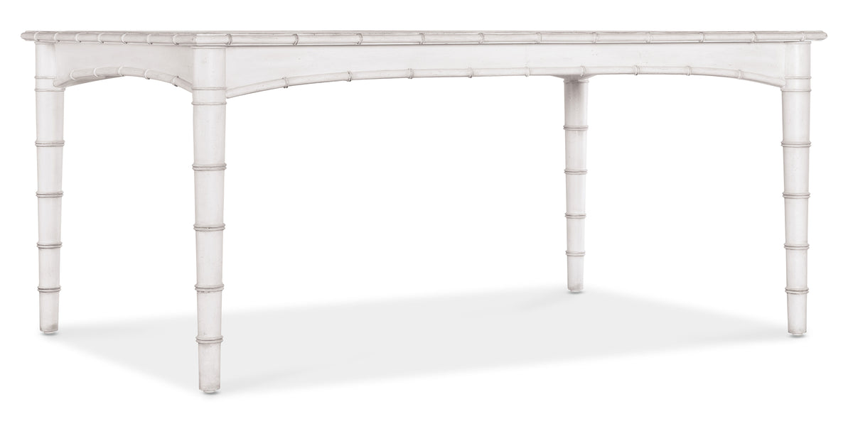 Charleston Rectangular Dining Table With 1-20" Leaf - White by Hooker Furniture - View 1