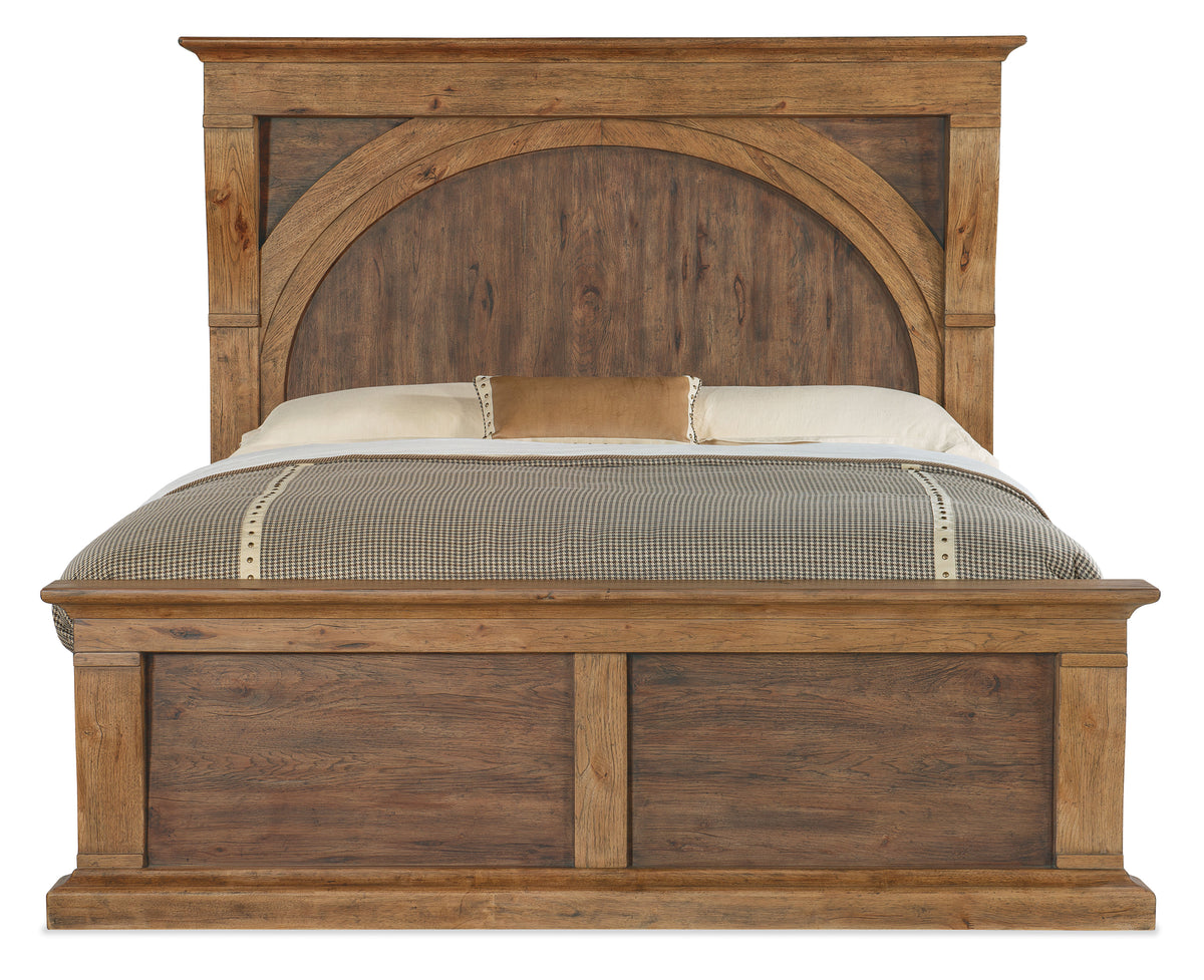 Big Sky California King Corbel Bed - Light Brown by Hooker Furniture - View 5