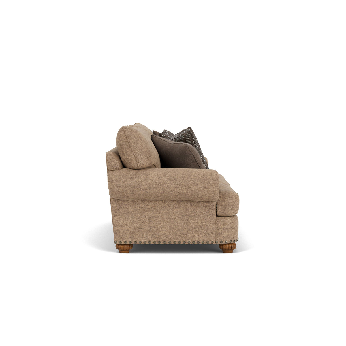 Patterson Fabric Sofa, Nailhead Trim | Flexsteel