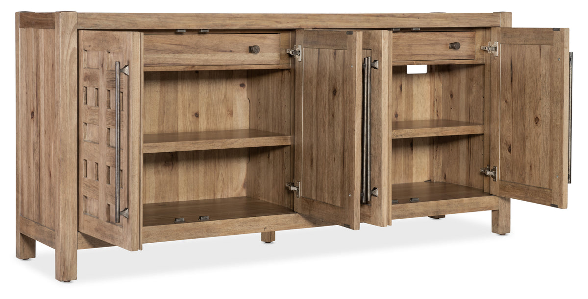 Vineyard Row Buffet - Light Brown by Hooker Furniture - View 7