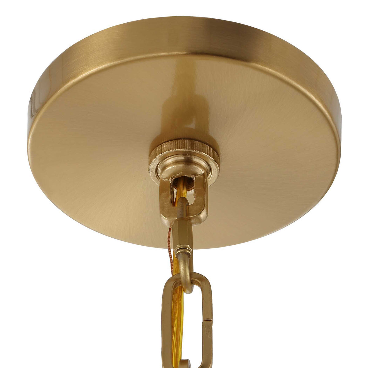 Montreal 4 Light Brass Lantern Pendant - Gold by Uttermost - View 12