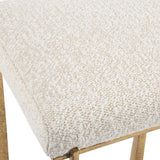 Midas Counter Stool - White / Gold by Uttermost - View 7
