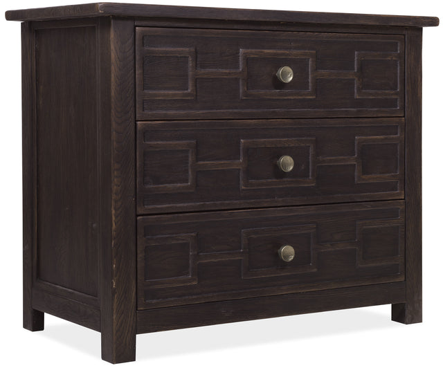 Driftwood Bachelors Chest Burnt Timber - Black by Hooker Furniture - View 1