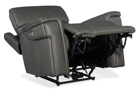 Lyra Zero Gravity Power Recliner With Power Headrest - Dark Gray by Hooker Furniture - View 7