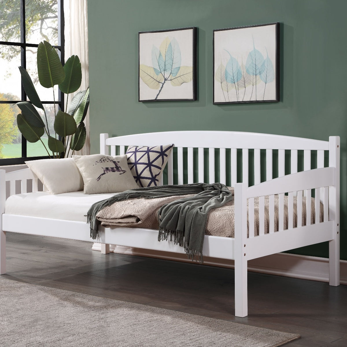 Acme - Caryn Daybed (Twin) BD00379 White Finish - Home Elegance USA