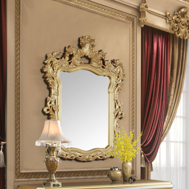 Acme - Seville Mirror BD00453 Gold Finish