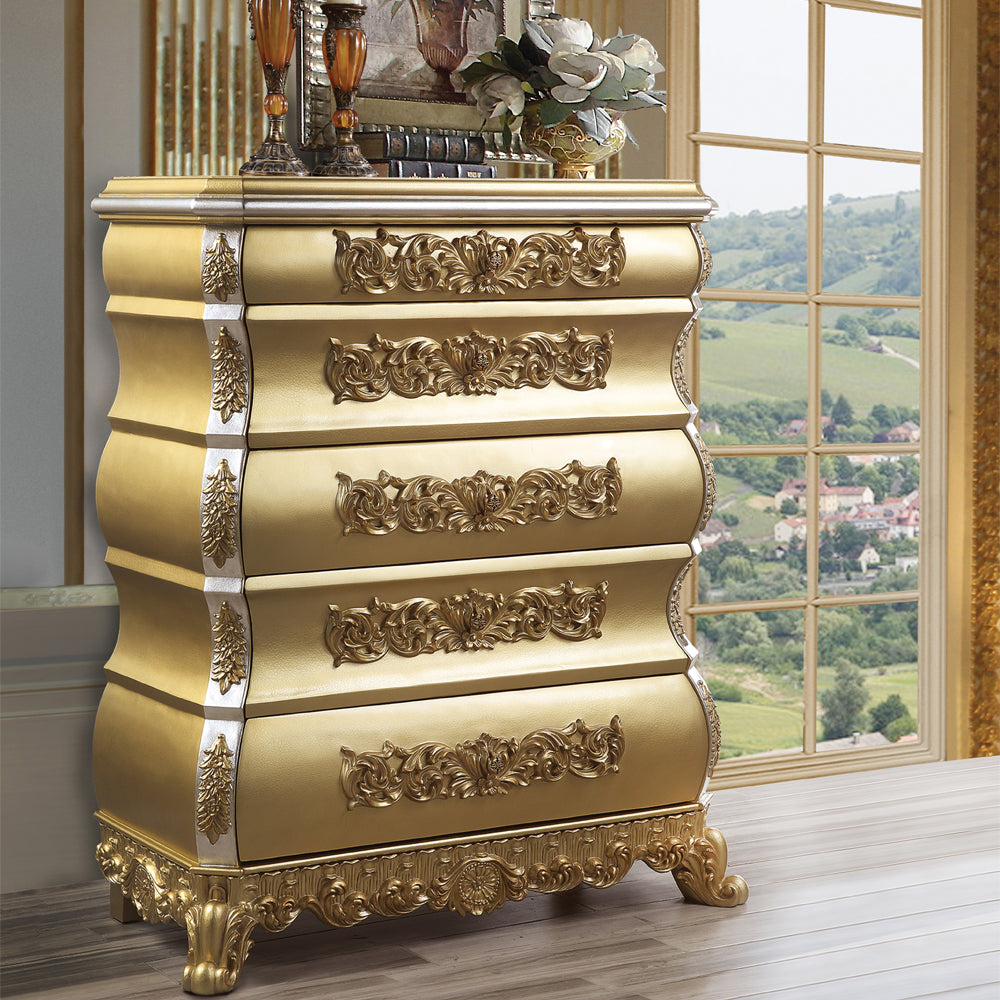 Acme - Seville Chest BD00455 Gold Finish