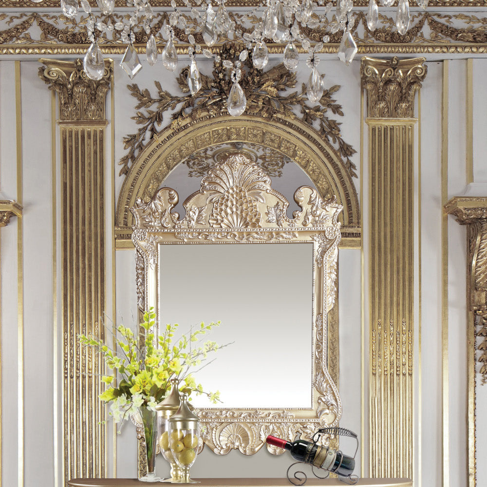 Acme - Vatican Mirror BD00463 Champagne Silver Finish