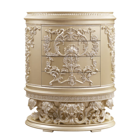 Acme - Vatican Chest BD00465 Champagne Silver Finish