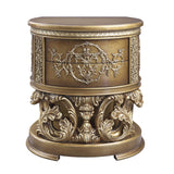 Acme - Constantine Nightstand BD00472 Brown & Gold Finish