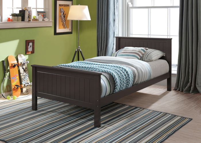 Acme - Bungalow Twin Bed BD00494 Chocolate Finish