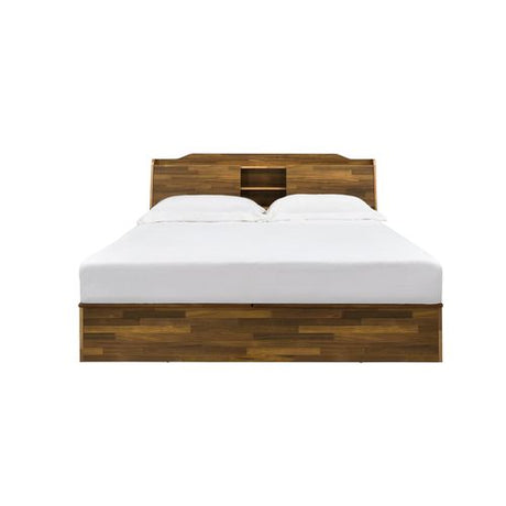 Acme - Hestia Queen Bed W/Storage BD00542Q Walnut Finish