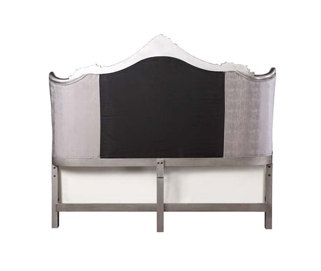 Ariadne CK Bed BD00601CK Velvet & Antique Platinum Finish | Acme - BD00601CK - Home Elegance USA - 4