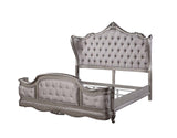 Ariadne CK Bed BD00601CK Velvet & Antique Platinum Finish | Acme - BD00601CK - Home Elegance USA - 1