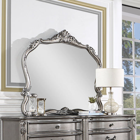 Ariadne Mirror BD00605 Antique Platinum Finish | Acme - BD00605 - Home Elegance USA - 1