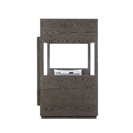 Acme - Estevon Twin/Twin Bunk Bed W/Storage BD00613 Gray Oak Finish