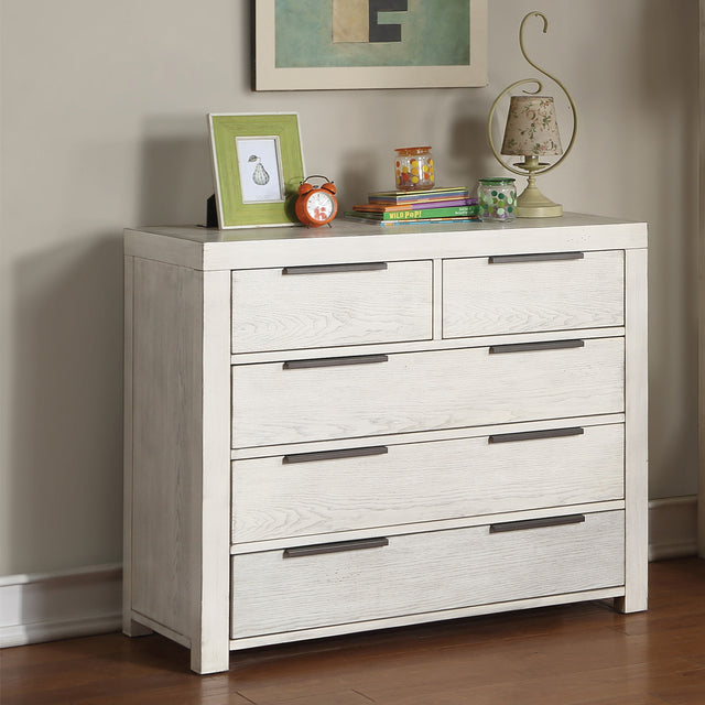 Acme - Celerina Chest BD00617 Weathered White Finish